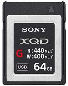 Sony Professional XQD G Series 64GB Memory Card (QDG64E/J) (2-Pack)