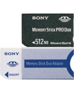 Sony 512 MB Memory Stick PRO Duo Flash Memory Card MSXM-512S